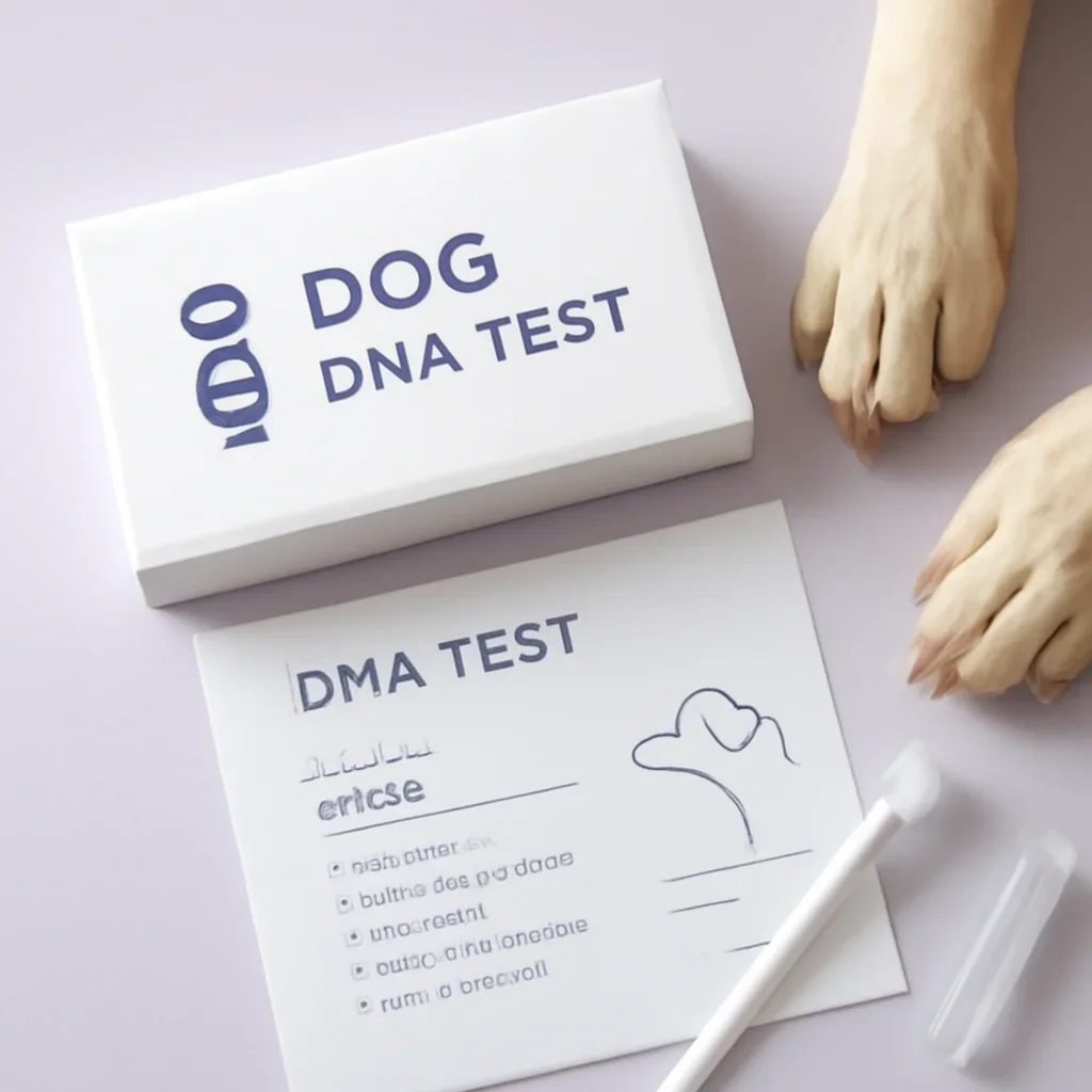 Dog DNA testing materials arranged for the black friday dog dna test deals: what to watch for page