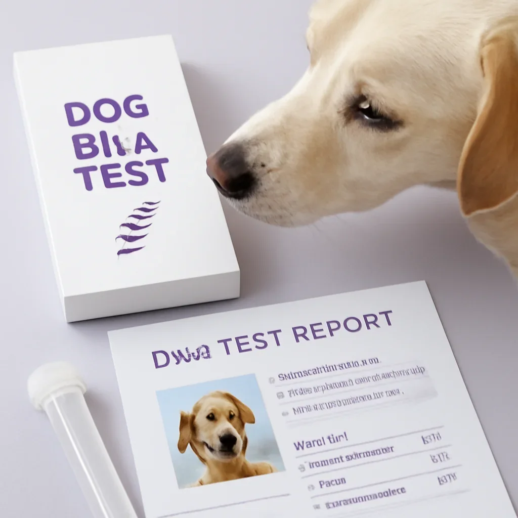 Dog DNA testing materials arranged for the how dog dna tests work in canada page