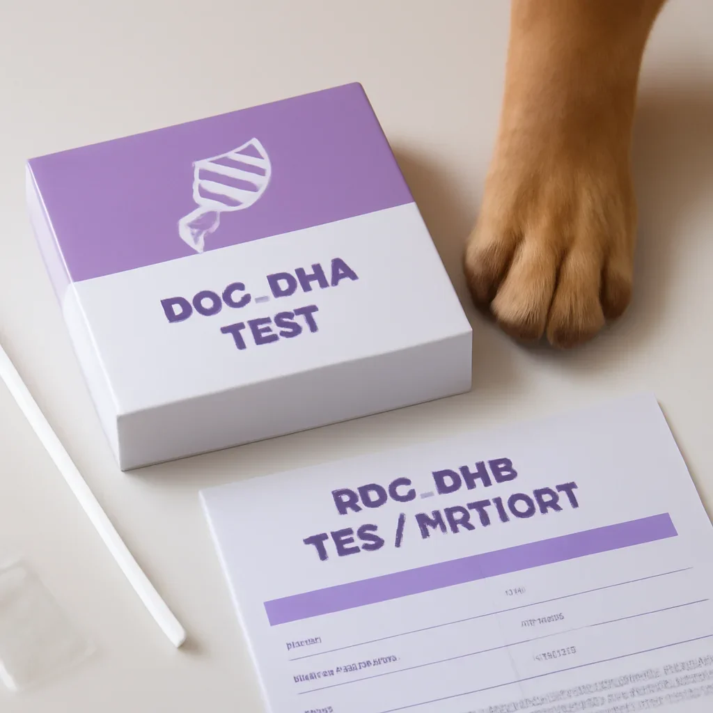 Dog DNA testing materials arranged for the what to know before buying a dog dna test in canada page